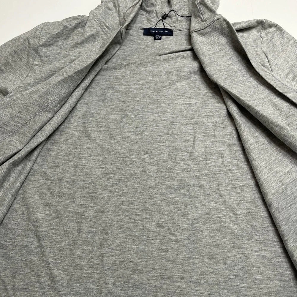 Tommy Hilfiger Women’s Gray Hooded Open Cardigan XXL EUC - Picture 6 of 15